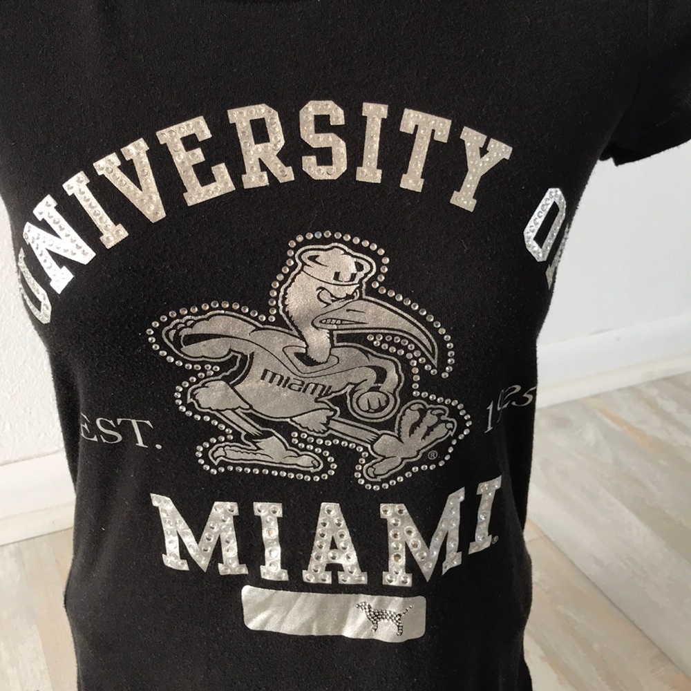 Pink Victoria Secret University Miami Rhinestone - Picture 2 of 6